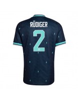 Německo Antonio Rudiger #2 Venkovní Dres MS 2026 Krátký Rukáv